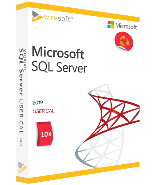 MICROSOFT SQL SERVER 2019 - 10 CSOMAG FELHASZNÁLÓI CAL