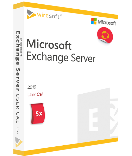 MICROSOFT EXCHANGE SERVER 2019 - 5 CSOMAG FELHASZNÁLÓI CAL