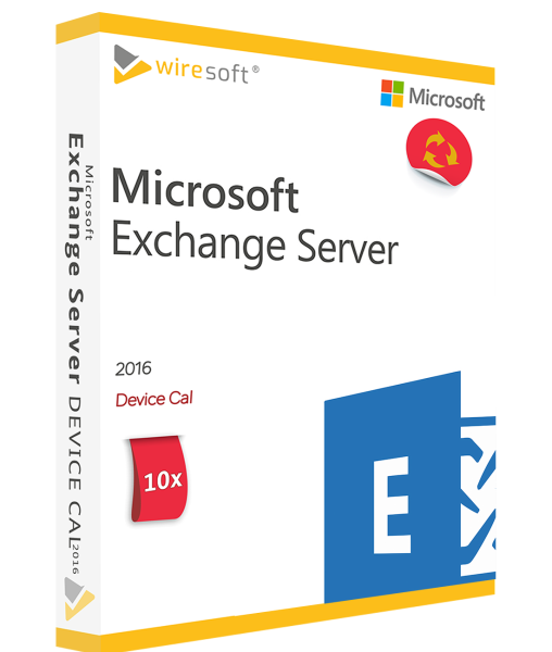 MICROSOFT EXCHANGE SERVER 2016 - 10 CSOMAG ESZKÖZ CAL